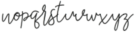 Jenilla Script Regular otf (400) Font LOWERCASE