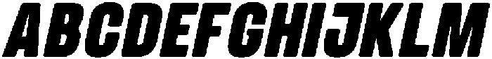 Jenko Italic otf (400) Font UPPERCASE