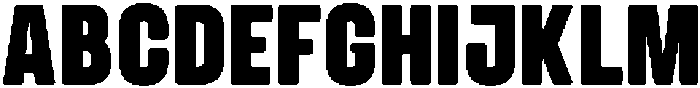 Jenko Regular otf (400) Font UPPERCASE
