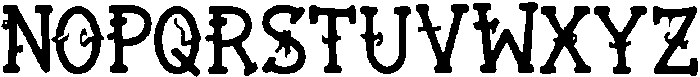 Jenu ttf (400) Font UPPERCASE