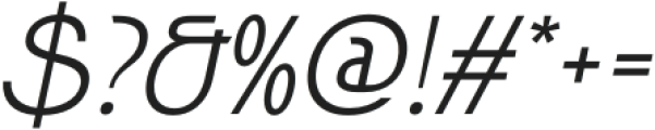 Jerio  Italic otf (400) Font OTHER CHARS