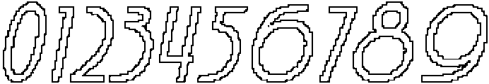 Jerio Pixel Outline otf (400) Font OTHER CHARS