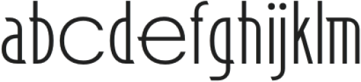 Jerio  Regular otf (400) Font LOWERCASE