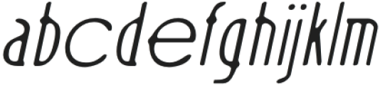 JerioBlur-Italic otf (400) Font LOWERCASE