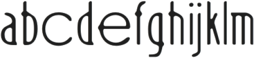 JerioBlur-Regular otf (400) Font LOWERCASE