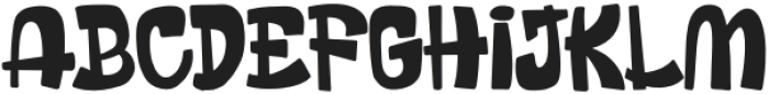 Jeronk Regular otf (400) Font UPPERCASE