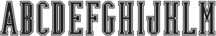 Jersey otf (400) Font UPPERCASE