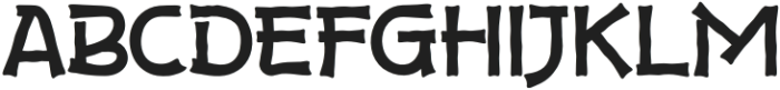JeruKonta-Regular otf (400) Font UPPERCASE