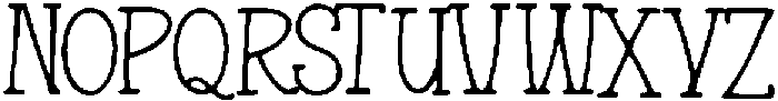 Jeruca ttf (400) Font UPPERCASE