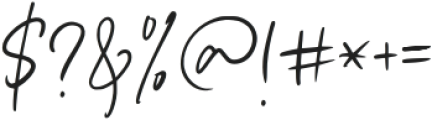 Jesdial Signature Regular otf (400) Font OTHER CHARS