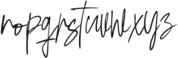 Jesdial Signature Regular otf (400) Font LOWERCASE