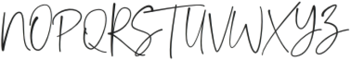 Jesitta Signature Regular otf (400) Font UPPERCASE
