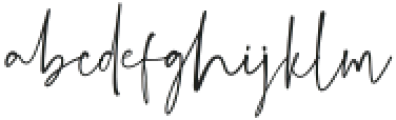 Jesitta Signature Regular otf (400) Font LOWERCASE