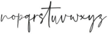 Jesitta Signature Regular otf (400) Font LOWERCASE