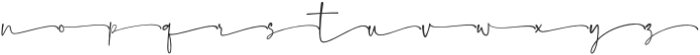 Jesitta Signature Swash Regular otf (400) Font LOWERCASE