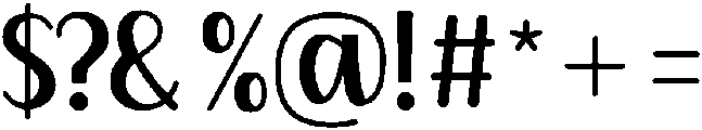 Jessica otf (400) Font OTHER CHARS