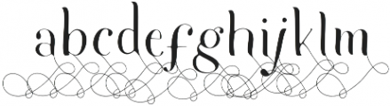 JetQuinnSwashes2 otf (400) Font LOWERCASE