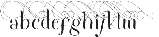 JetQuinnSwashes7 otf (400) Font LOWERCASE