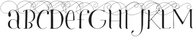 JetQuinnSwashes8 otf (400) Font UPPERCASE