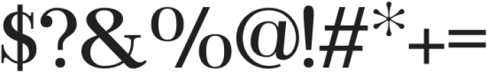 Jevale Regular otf (400) Font OTHER CHARS