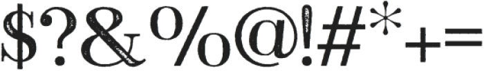 Jevale Stamp Regular otf (400) Font OTHER CHARS