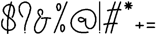 Jewerly Handscript Regular otf (400) Font OTHER CHARS