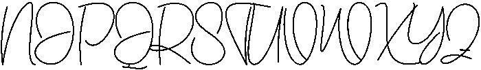 Jewerly Handscript Regular otf (400) Font UPPERCASE
