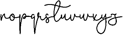 Jewerly Handscript Regular otf (400) Font LOWERCASE