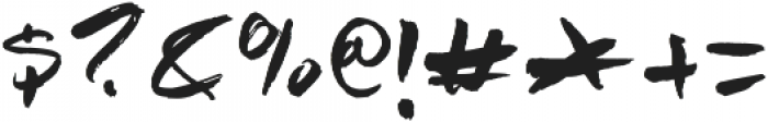 jeuliteung otf (400) Font OTHER CHARS