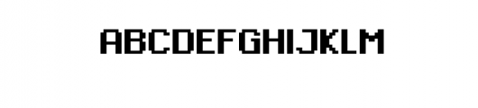 Jee Five Font UPPERCASE