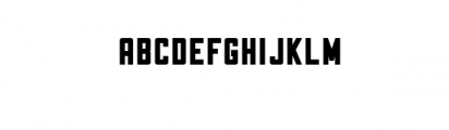 Jersey Bold.ttf Font LOWERCASE