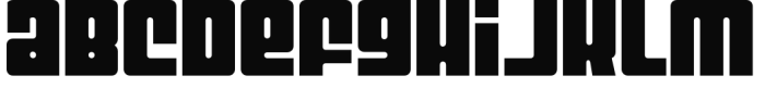 Jetlab Heavy Low Font LOWERCASE