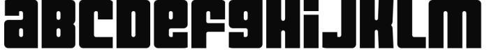 Jetlab Heavy Font LOWERCASE