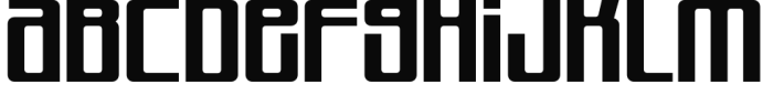 Jetlab Medium High Font LOWERCASE