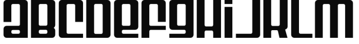 Jetlab Medium Low Font LOWERCASE