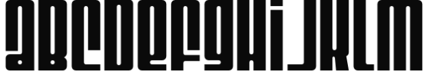 Jetlab Squeeze Bold Low Font LOWERCASE