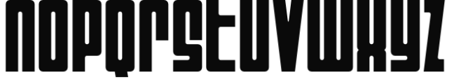 Jetlab Squeeze Heavy Low Font LOWERCASE