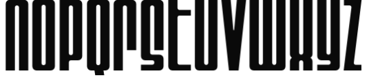 Jetlab Squeeze Medium Low Font LOWERCASE