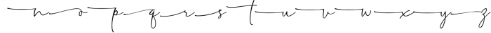 Jendral Writing Signatures Font LOWERCASE