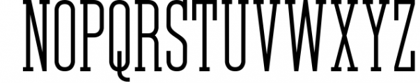 Jerome - Condensed Slab Serif 1 Font UPPERCASE