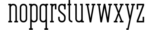 Jerome - Condensed Slab Serif 1 Font LOWERCASE