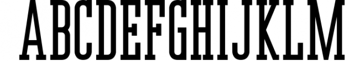 Jerome - Condensed Slab Serif Font UPPERCASE