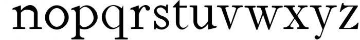 Jerricca Serif Typeface 2 Font LOWERCASE