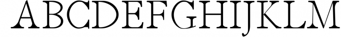 Jerricca Serif Typeface Font UPPERCASE