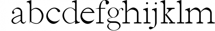 Jerricca Serif Typeface Font LOWERCASE