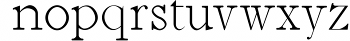 Jerricca Serif Typeface Font LOWERCASE