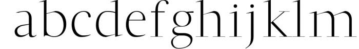 Jesusa Serif Typeface 1 Font LOWERCASE