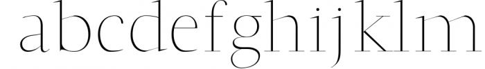 Jesusa Serif Typeface Font LOWERCASE