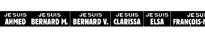 JE SUIS CHARLIE Font LOWERCASE
