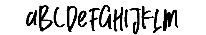 Jealousy Demo Font UPPERCASE